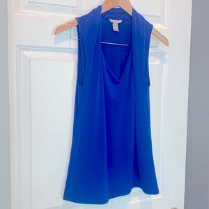 Banana Republic royal blue sleeveless V-neck Tanktop Blouse